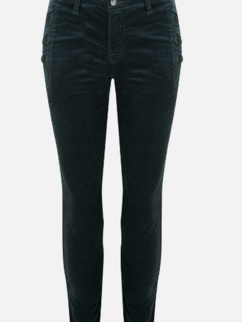 J Brand ‘Zion’ Mid Rise Black Velvet Skinny Jeans New with Tags $248 Size 27